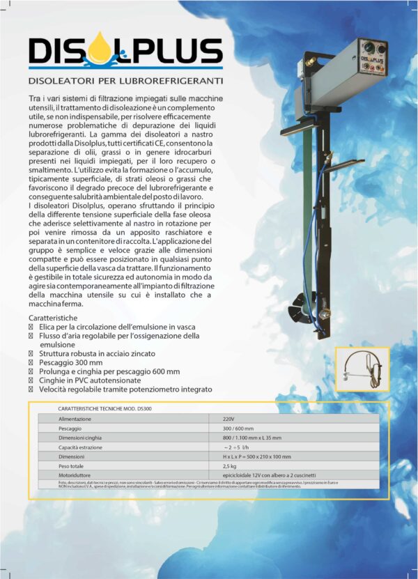 Disolplus disoleatori lubrorefrigeranti