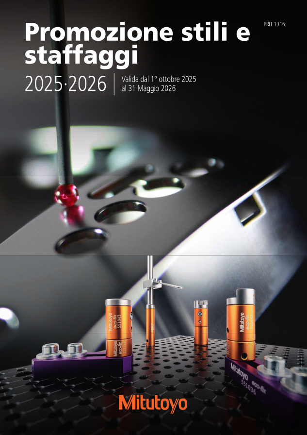 PROMO Mitutoyo Stili e Staffaggi 2025